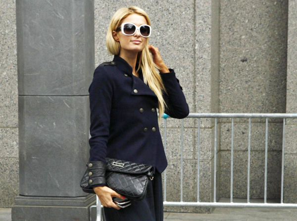 Paris Hilton appears in Manhattan federal courthouse