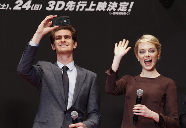 'The Amazing Spider-Man' premieres in Tokyo