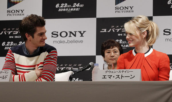 'The Amazing Spider-Man' premieres in Tokyo