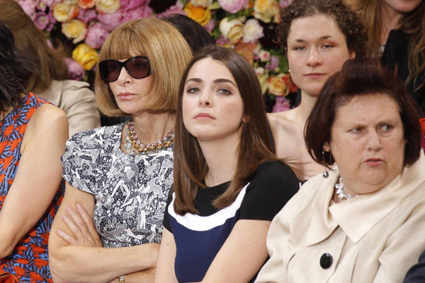 Anna Wintour at Paris Haute Couture