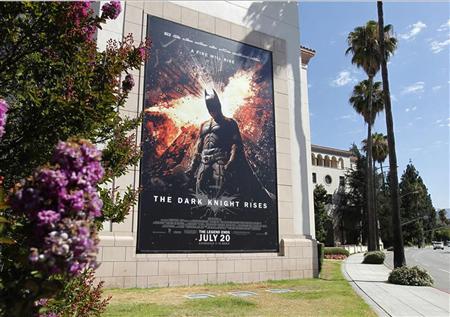 US shooting quiets Hollywood, slows 'Dark Knight' box office
