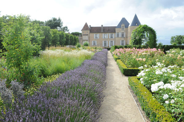 Chateau scenery in France