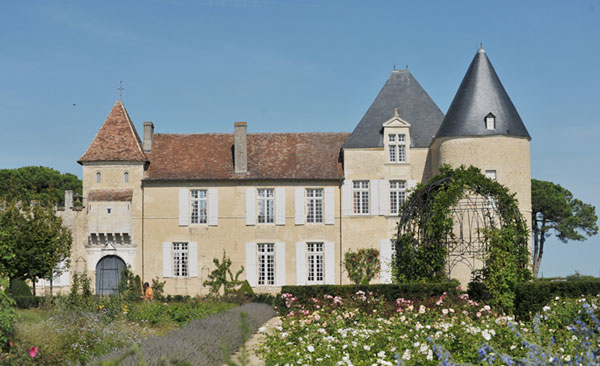 Chateau scenery in France