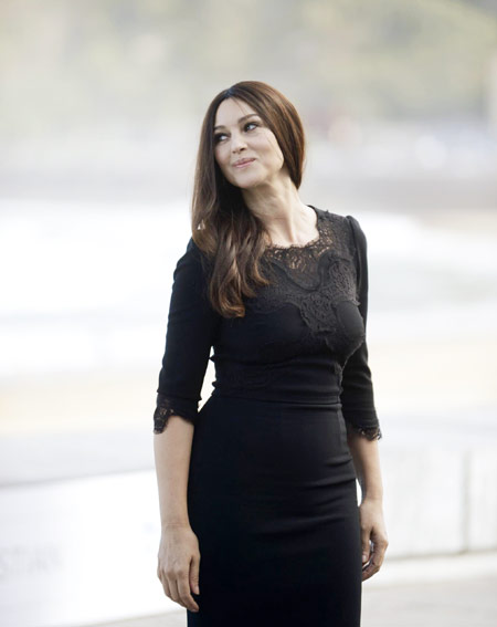 Monica Bellucci promotes 'Rhino Season'