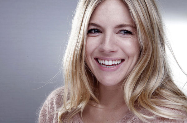 Sienna Miller poses for portrait