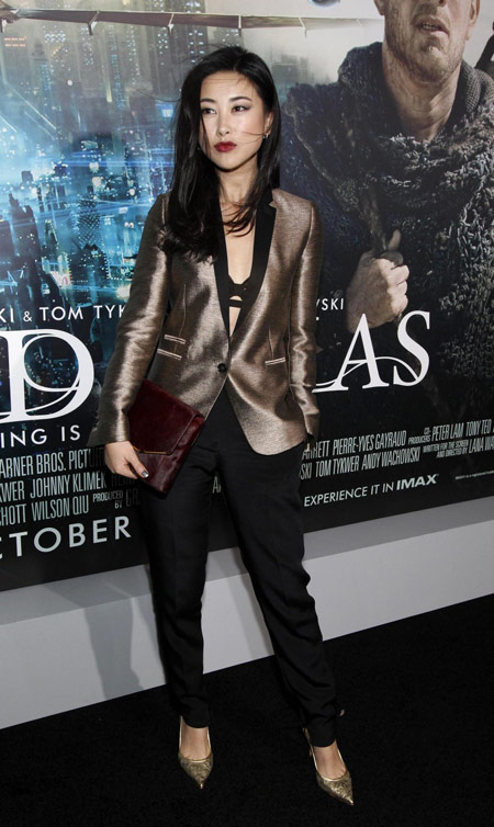 Tom Hanks, Zhou xun attend premiere of 'Cloud Atlas'