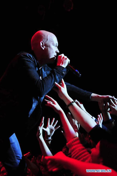 American band 'The Fray' performs in Beijing