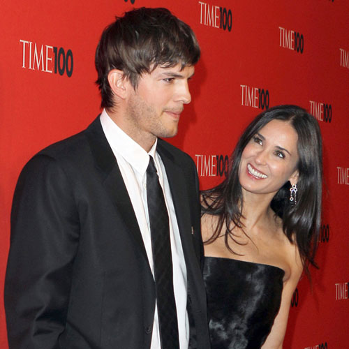 Moore, Kutcher announce charity plans
