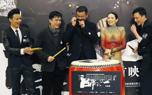 Zhang Ziyi, Tony Leung attend 'The Grandmasters' premiere