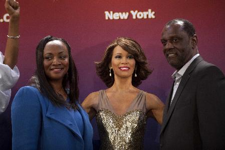 Houston's wax figures unveiled in New York