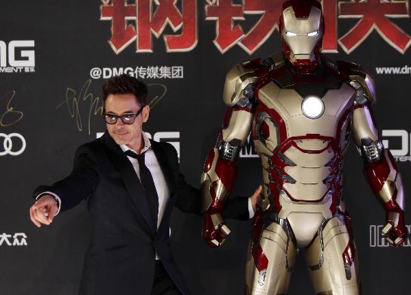 Iron Man 3 promoted in Beijing