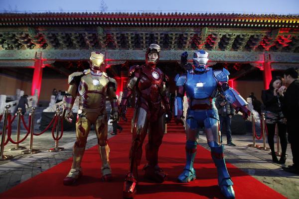 Iron Man 3 promoted in Beijing