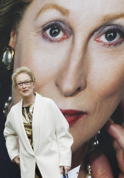 Streep voices admiration for 