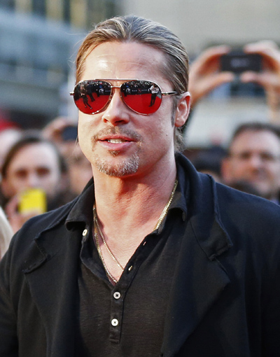 Brad Pitt promotes 'World War Z' in Sydney