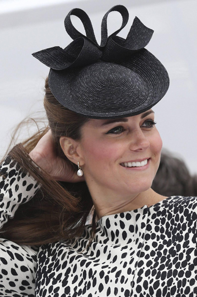 Catherine attends naming ceremony of 'Royal Princess'