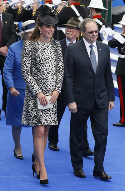 Catherine attends naming ceremony of 'Royal Princess'