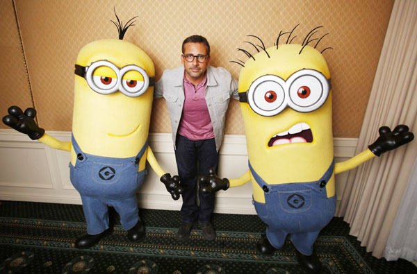 Steve Carell promotes 'Despicable Me 2'