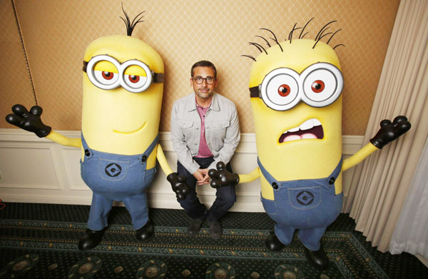 Steve Carell promotes 'Despicable Me 2'