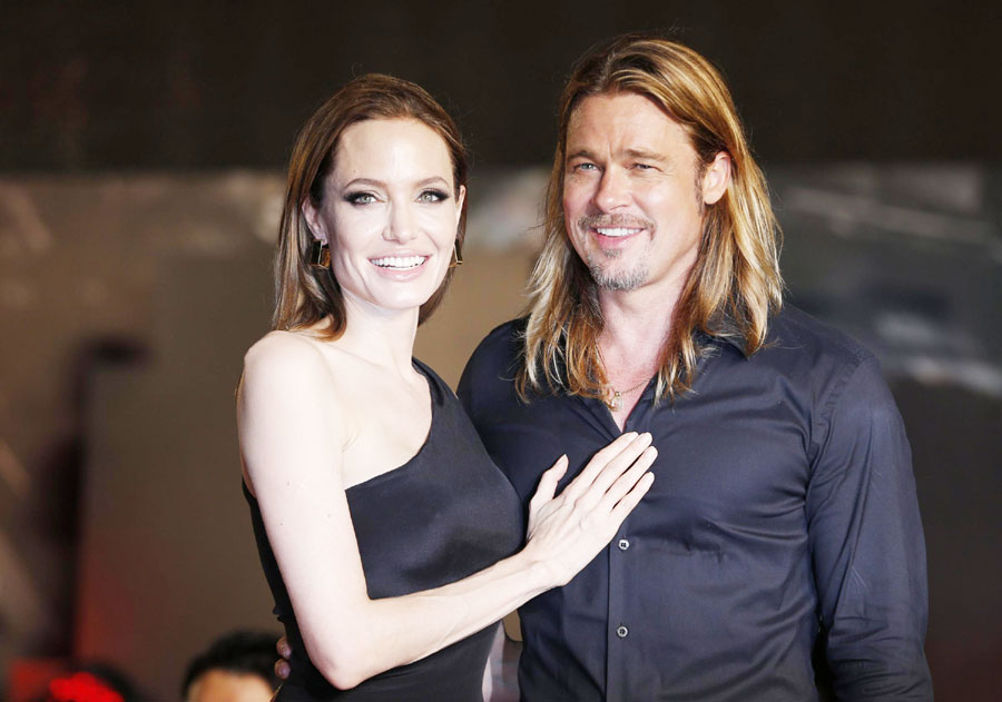 Pitt, Jolie promote movies in Tokyo