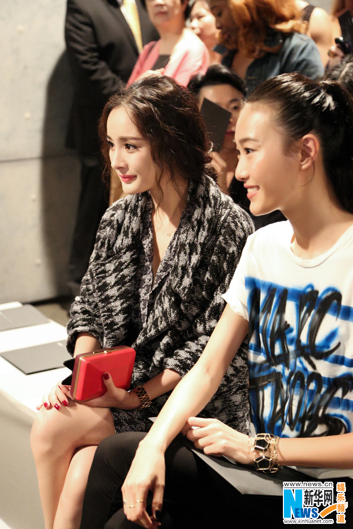 Yang Mi attends New York Fashion Week