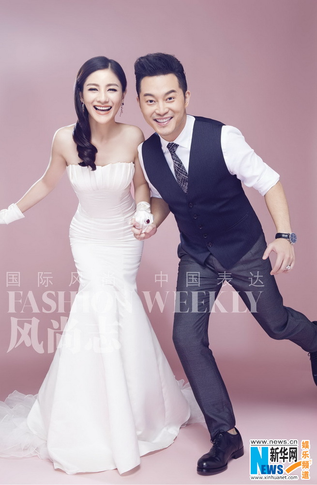 Sha Yi and his wife Hu Ke cover Fashion Weekly