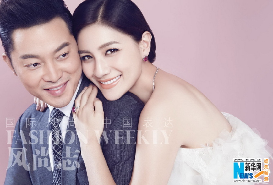 Sha Yi and his wife Hu Ke cover Fashion Weekly