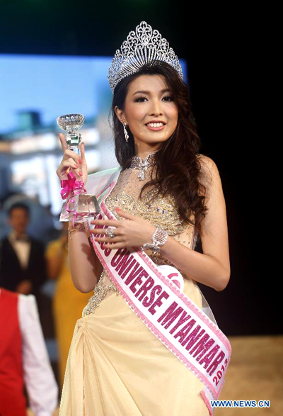 Moe Sat Wine crowned as Miss Universe Myanmar