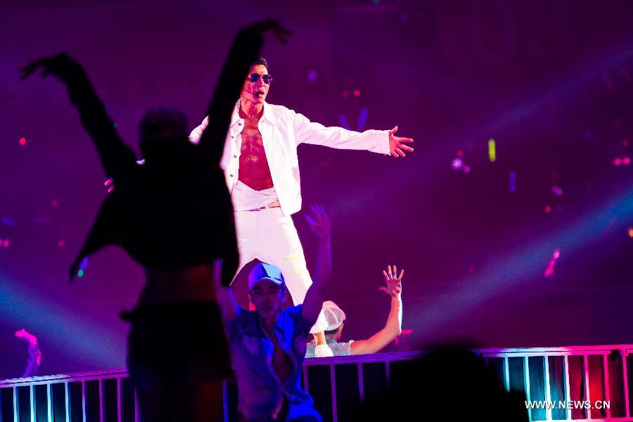 Highlights of pop star Andy Lau's concert tour in Nanjing