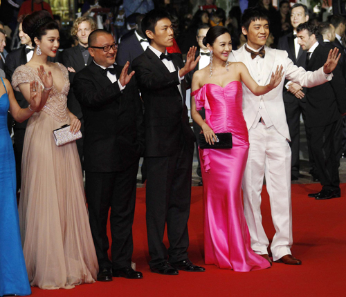 Dazzling beauty Fan Bingbing at screening of