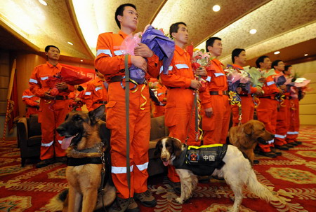 Mission done! 1st Chinese rescue team back home from Haiti