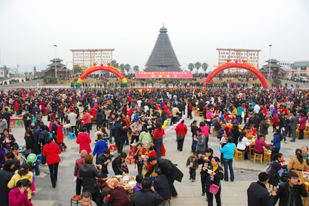 Special Spring Festival activity in S China