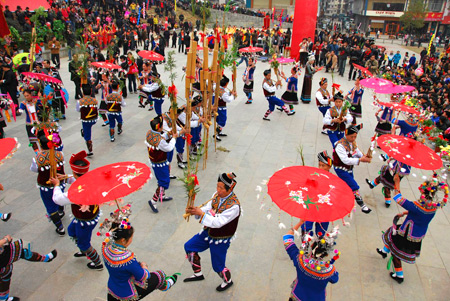 Special Spring Festival activity in S China