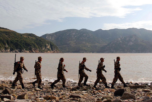 At sea and on land, heightened Expo security
