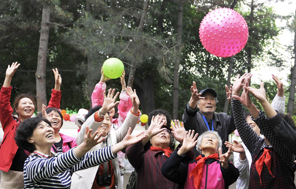 Elderly celebrate own Children's Day