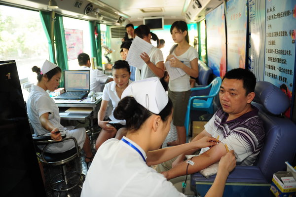 Nation draws blood for a good cause