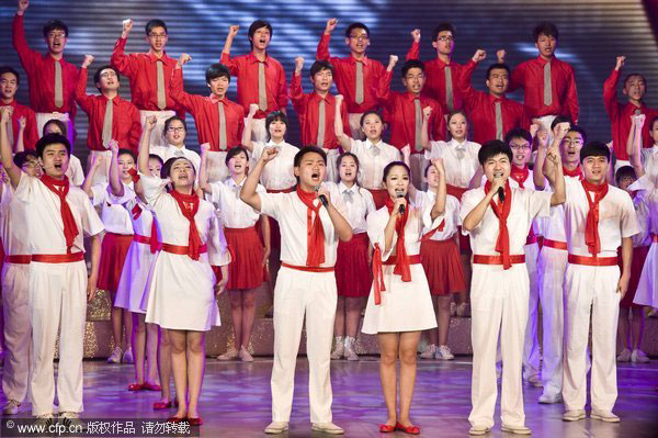 Patriotic songs around China