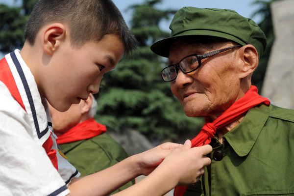 Victory knot for a veteran