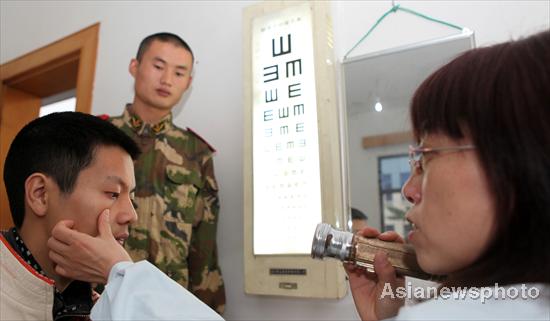 Testing times as China begins conscription week