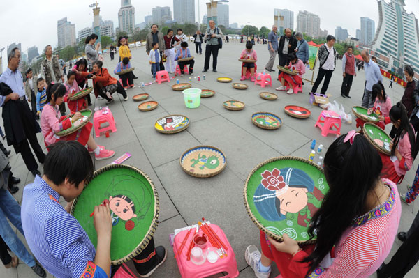 Miao people celebrate traditional festival