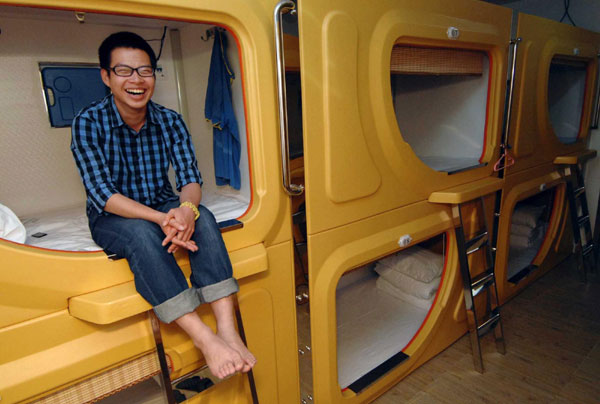 Xi'an builds 'space capsule' hotel
