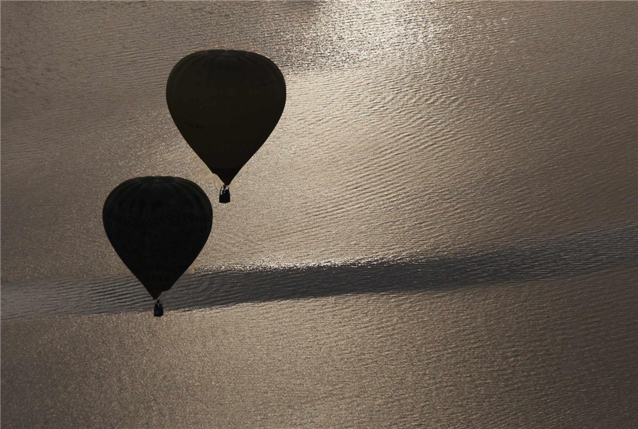 Balloon festival held in Canberra, Australia