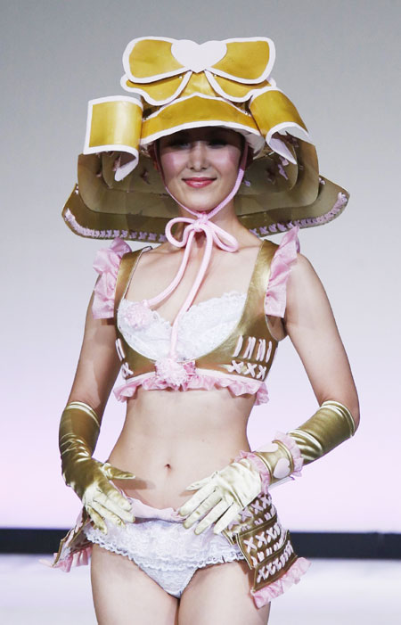 Lingerie design competition held in Tokyo
