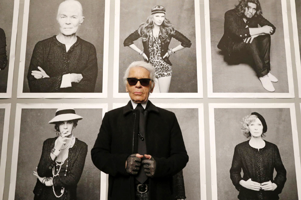 Karl Lagerfeld's photo exhibition 'Little Black Jacket'