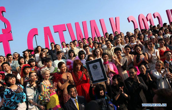 'The World's Greatest Catwalk' in HK breaks Guinness Record