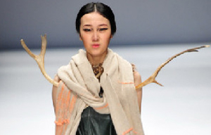 Models present creations in contest of New Designers Award