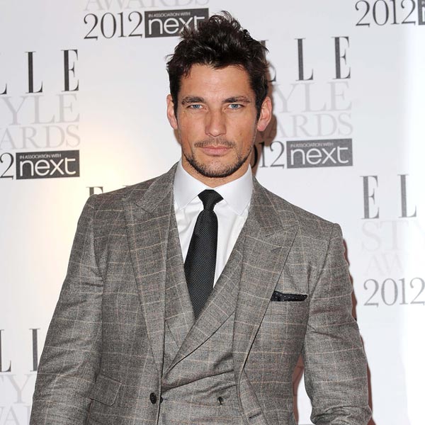 David Gandy fell into fashion