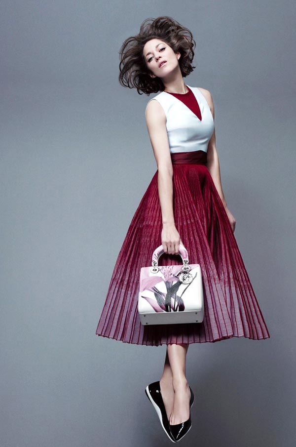 Marion Cotillard poses for new Lady Dior ads