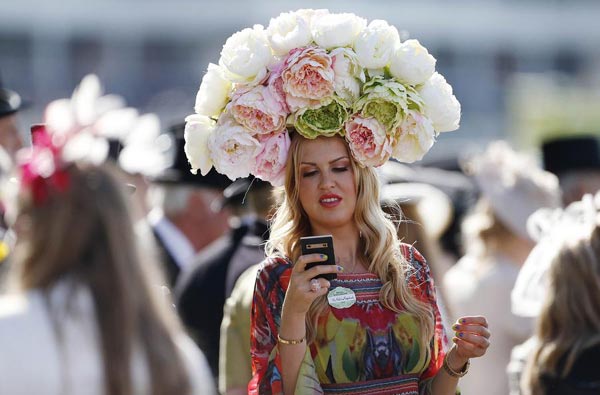 Fashionable hats at Royal Ascot horse racing festival