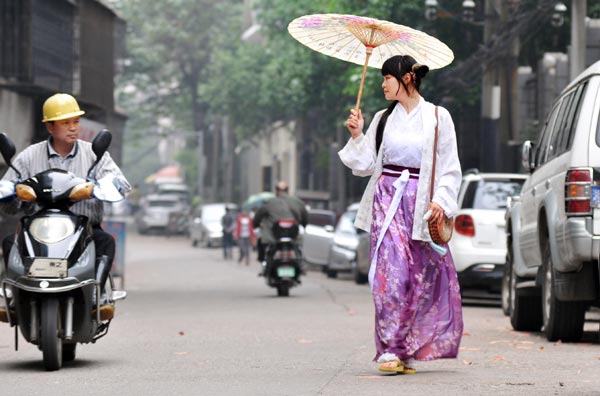 'Fairy sister' sets sights on reviving the hanfu