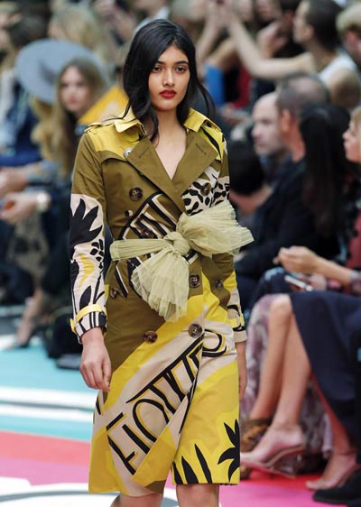 Burberry Spring/Summer 2015 collection